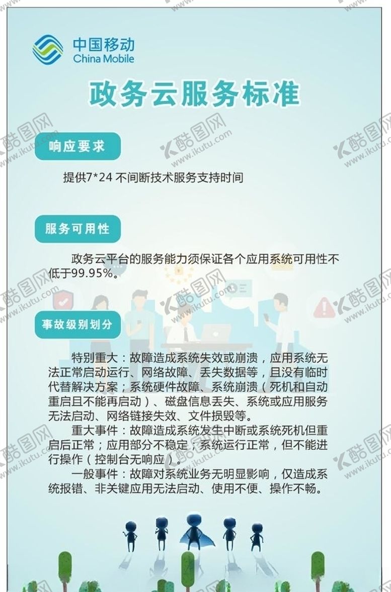 编号：62552107050948316694【酷图网】源文件下载-中国移动灯箱云服务政务云制度牌