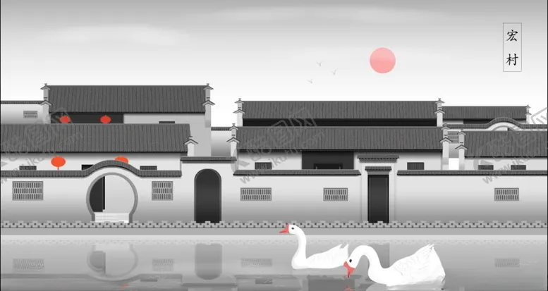 编号：85711907021708236094【酷图网】源文件下载-手绘古代建筑图片