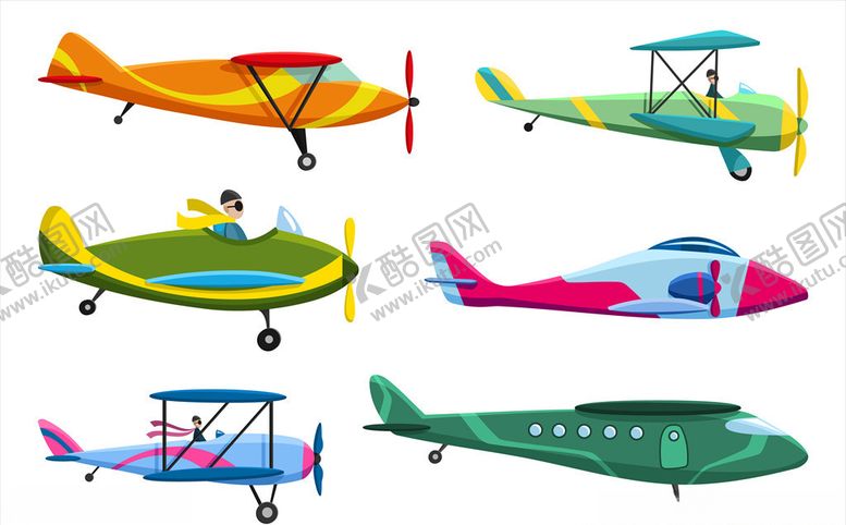 编号：20345909172055312299【酷图网】源文件下载-卡通飞机