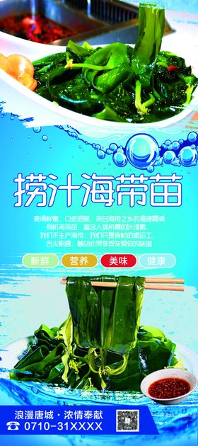 海带苗展架