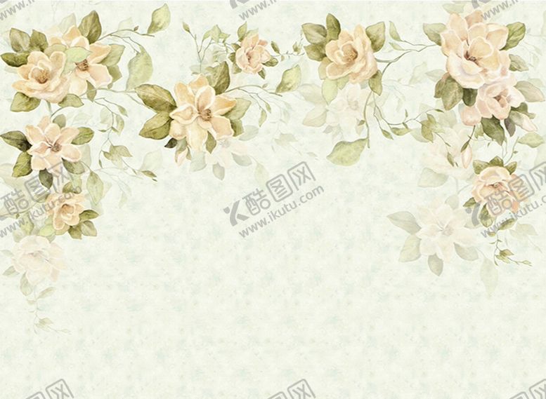 编号：71209409232231586911【酷图网】源文件下载-插花花藤背景墙