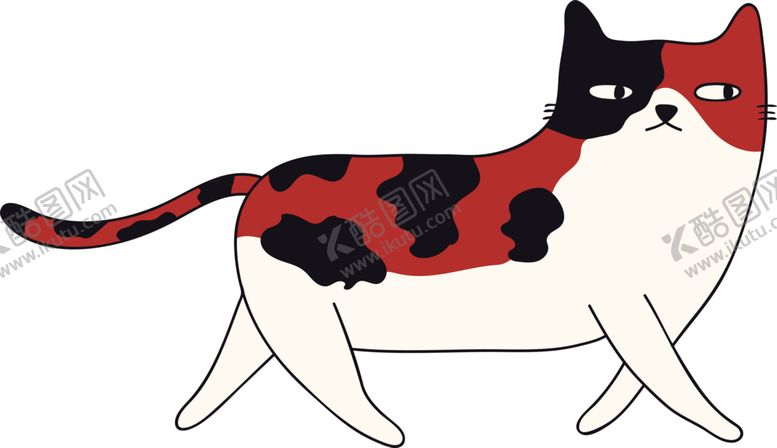 编号：10024210290045368549【酷图网】源文件下载-手绘卡通猫