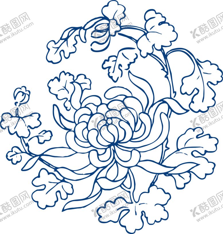 编号：74731309192049307873【酷图网】源文件下载-青花瓷图案