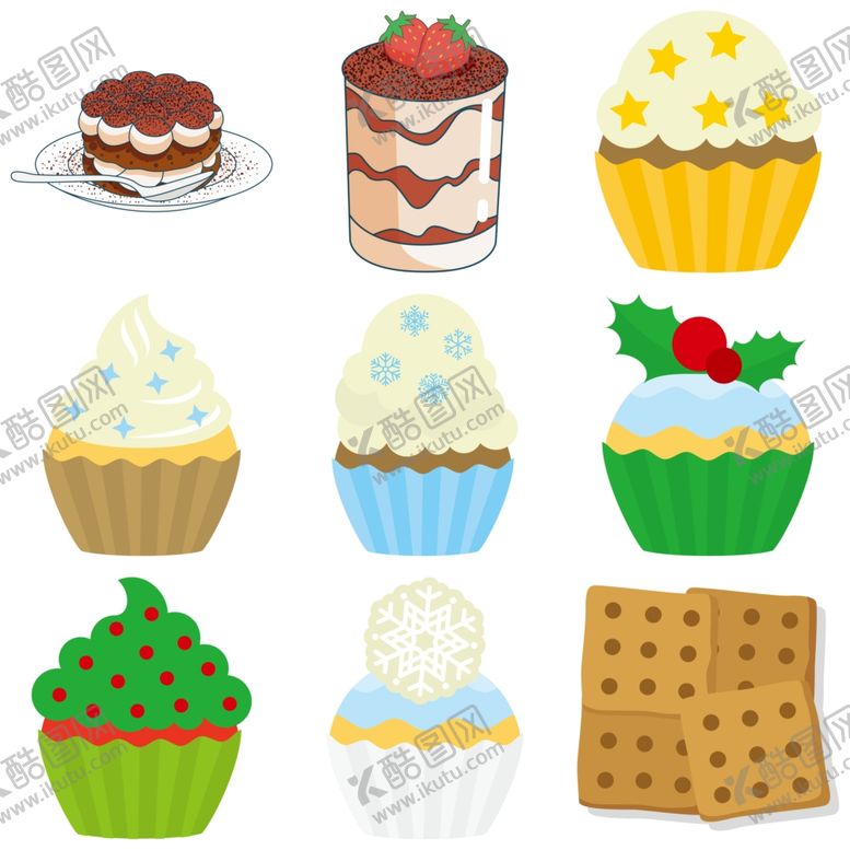 编号：11775409252152366838【酷图网】源文件下载-卡通蛋糕