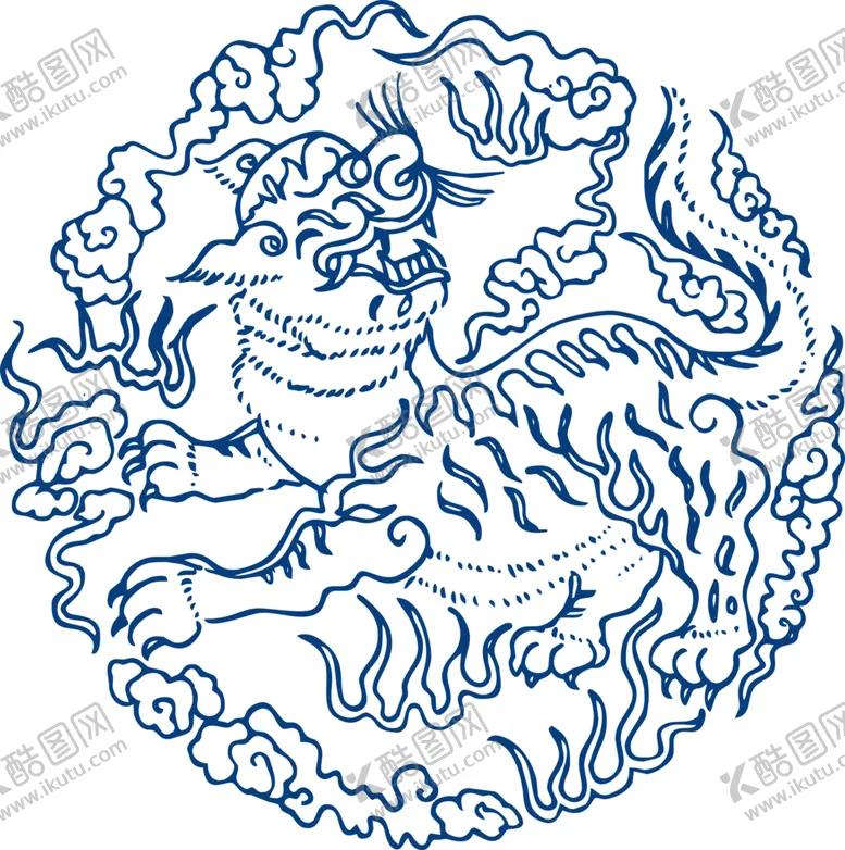 编号：70382906300009167307【酷图网】源文件下载-青花瓷图案
