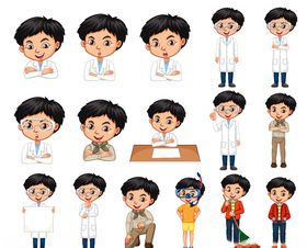 人物不同动作