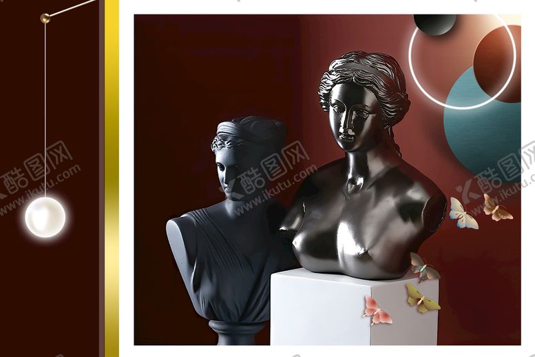 编号：30241709191251400698【酷图网】源文件下载-美女装饰画