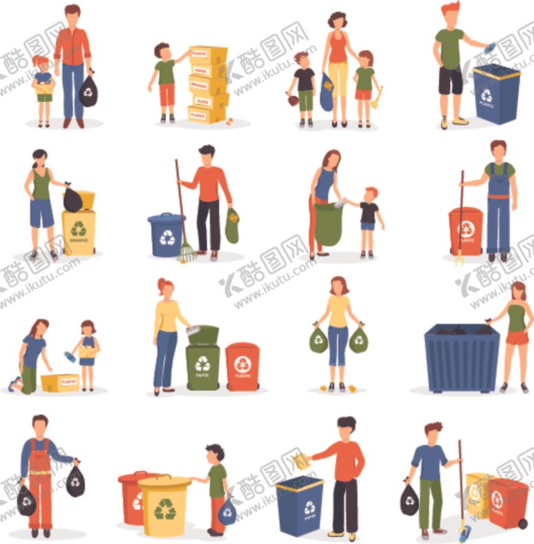 编号：73215609271407293793【酷图网】源文件下载-垃圾分类