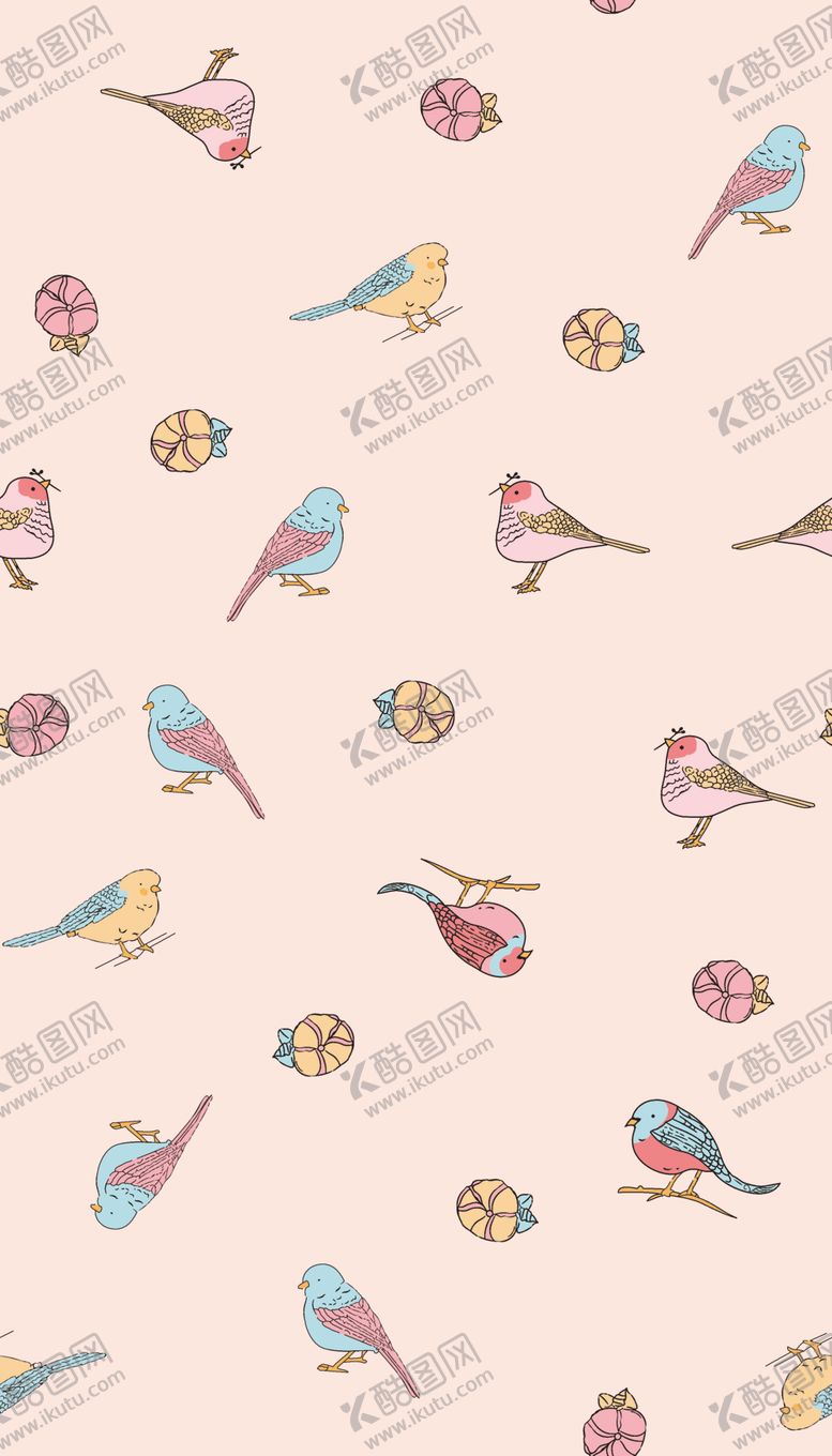 编号：20381910282111386382【酷图网】源文件下载-卡通小鸟