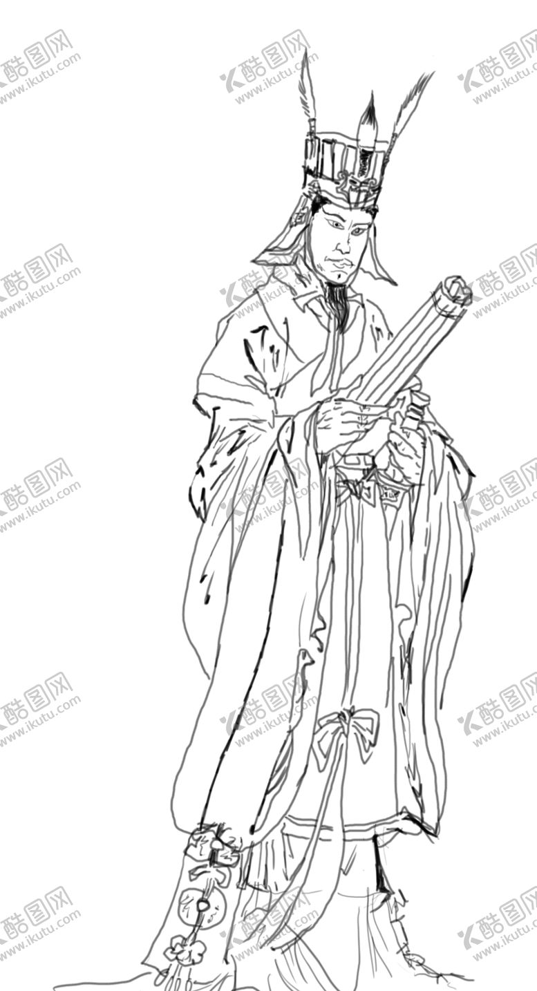 编号：45722809130032266435【酷图网】源文件下载-板绘贾谊