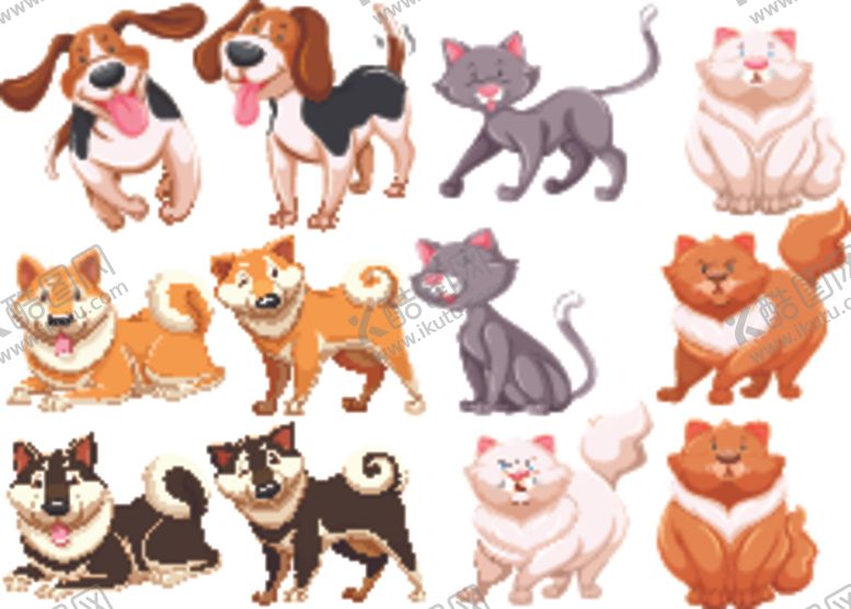 编号：99957809282328018327【酷图网】源文件下载-矢量动物素材