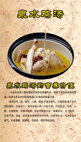 经典美食泉水鸡汤