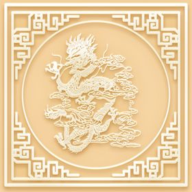 吊顶天花玉雕上古神兽