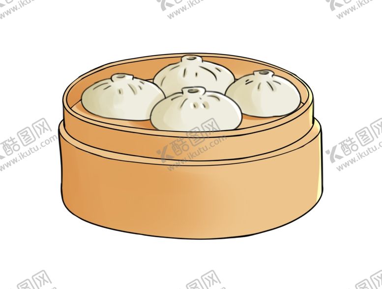 编号：48565209272000462446【酷图网】源文件下载-小笼包插画