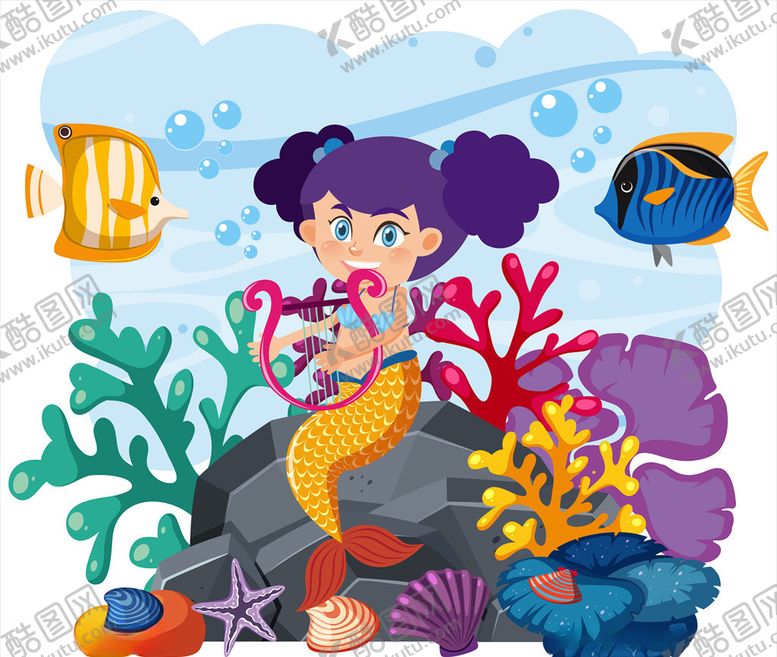 编号：90533909092145421253【酷图网】源文件下载-美人鱼
