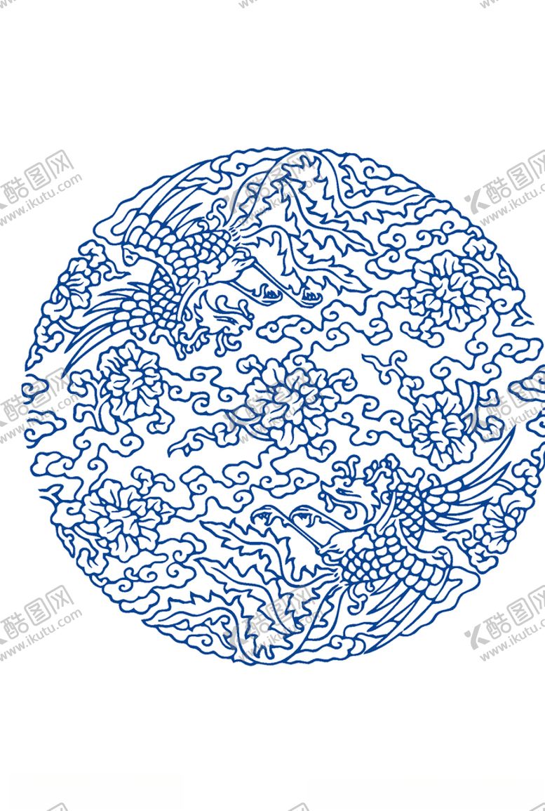 编号：23915505110429245125【酷图网】源文件下载-青花纹理