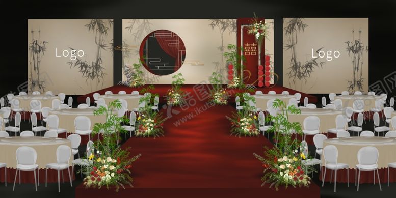 编号：26544509271606317240【酷图网】源文件下载-新中式婚礼