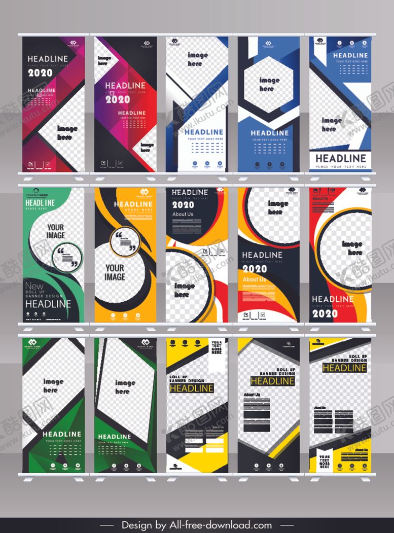 编号：76865509221022088639【酷图网】源文件下载-易拉宝模板