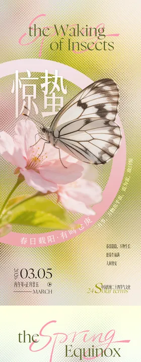 惊蛰春分海报