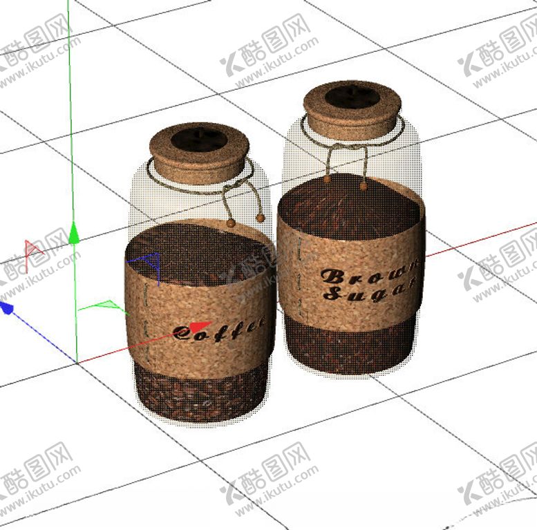 编号：46368502151721436254【酷图网】源文件下载-C4D模型调料罐