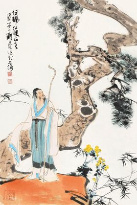 刘旦宅国画中国画传统画