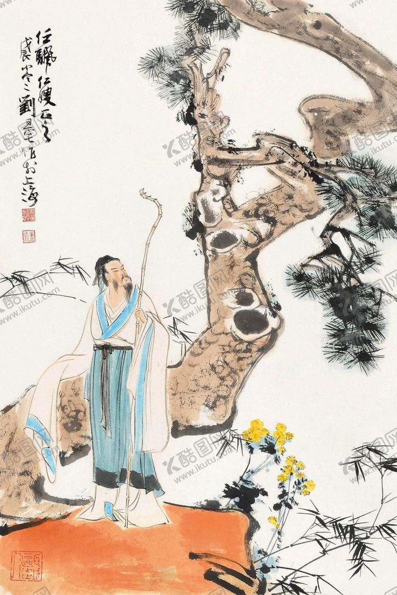 编号：83275806160234307415【酷图网】源文件下载-刘旦宅国画中国画传统画