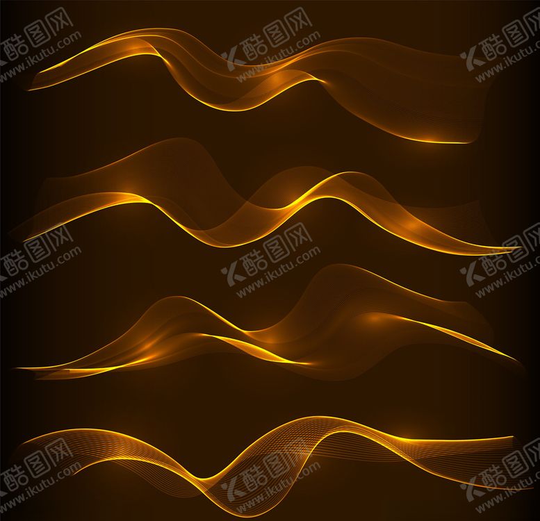 编号：44613209262303536988【酷图网】源文件下载-金色曲线