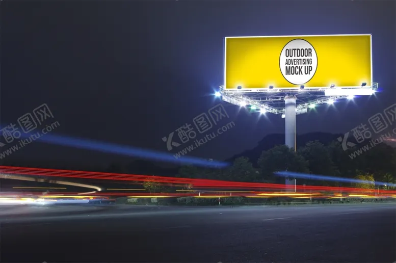 编号：66216907021234042732【酷图网】源文件下载-户外大屏广告展示样机