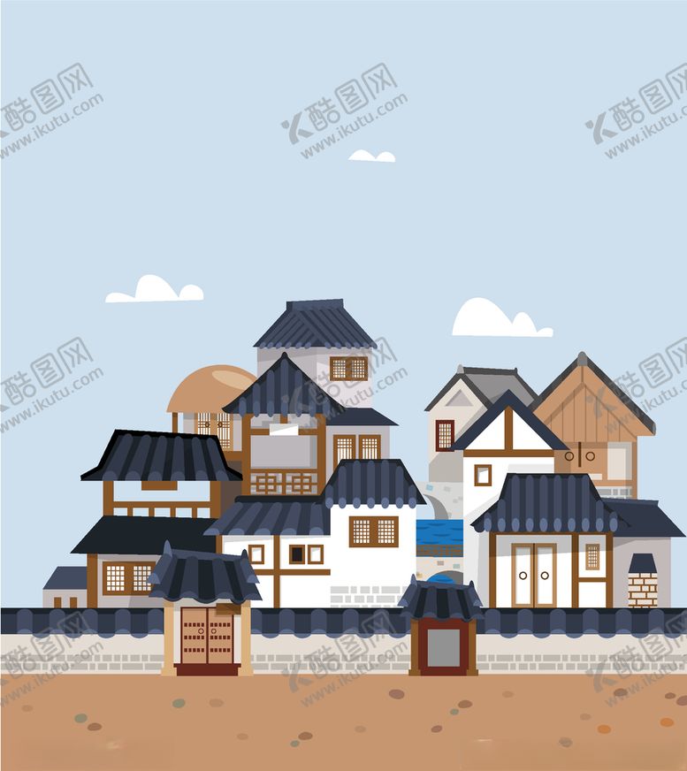 编号：55182310021252207112【酷图网】源文件下载-小镇