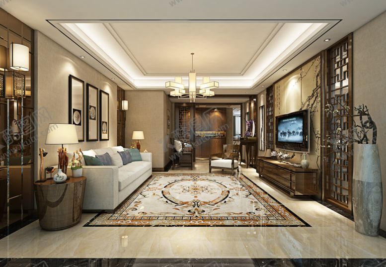 编号：35705209210559266648【酷图网】源文件下载-客厅效果图