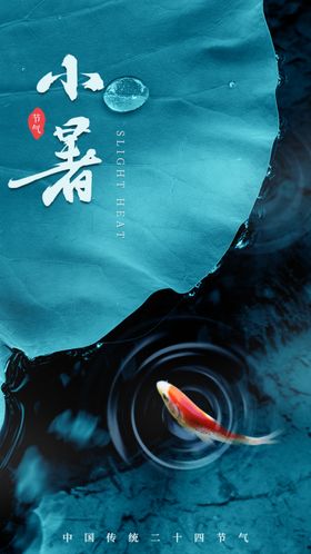 小暑海报