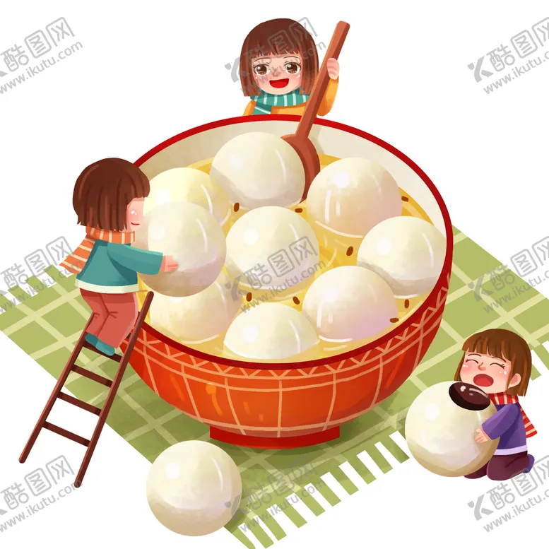 编号：41407110220337322344【酷图网】源文件下载-汤圆