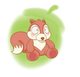 卡通松鼠插画