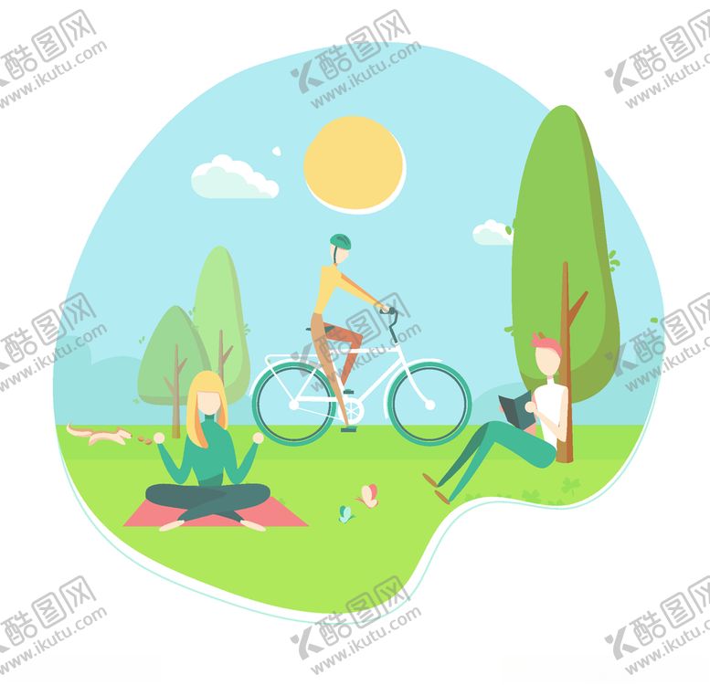 编号：82037504182312576025【酷图网】源文件下载-公园活动