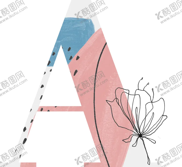 编号：48139804271737138592【酷图网】源文件下载-花纹字母