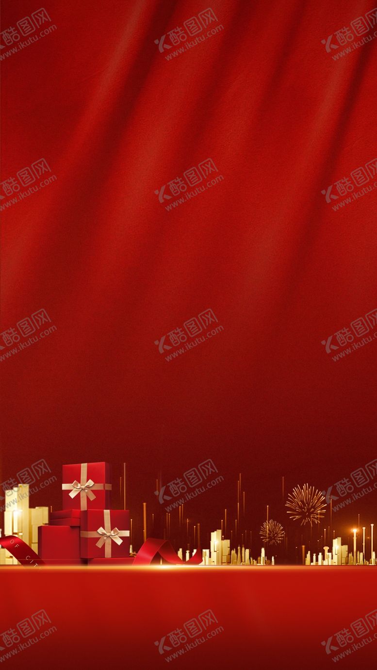 编号：23290710162212331585【酷图网】源文件下载-地产开盘地产认筹地产红色背