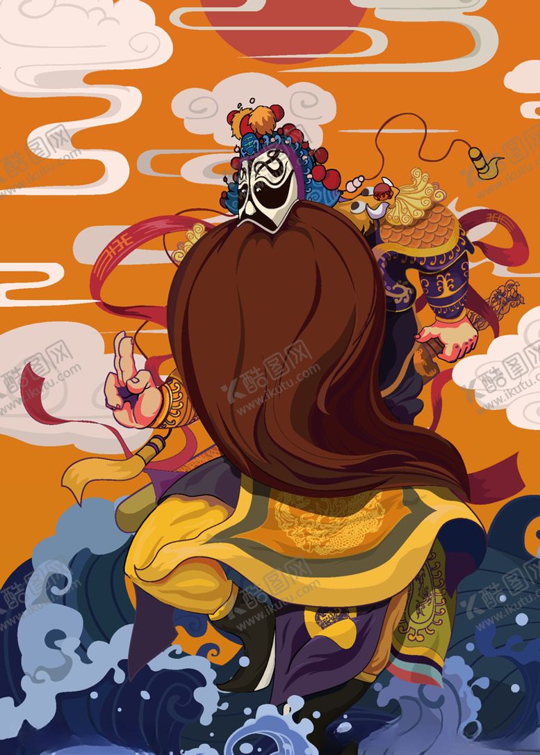 编号：98894509201954327606【酷图网】源文件下载-京剧插画