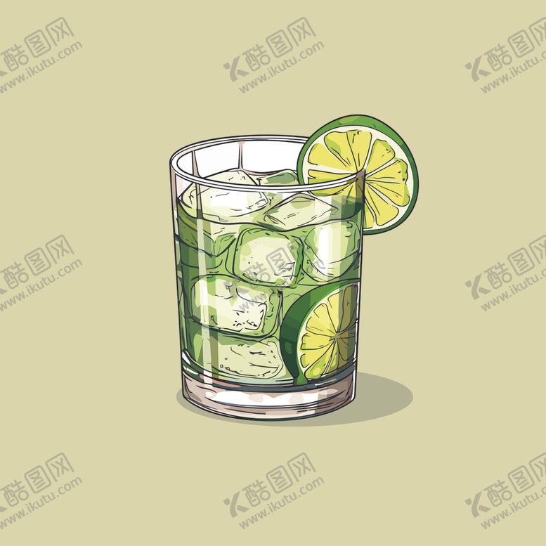 编号：38173201251035019053【酷图网】源文件下载-鸡尾酒饮料卡通绘画儿童插画