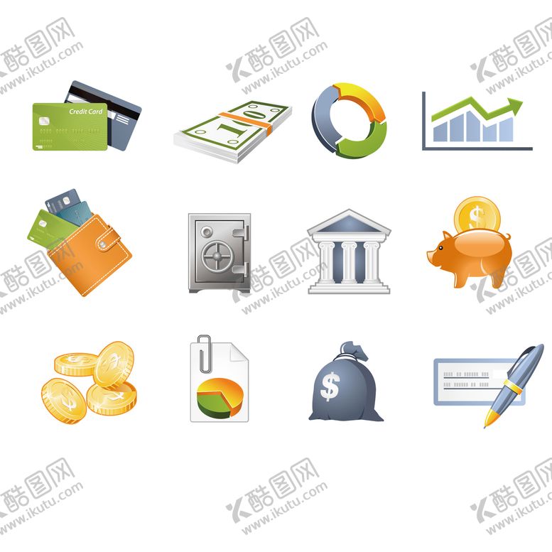 编号：12379010070332107891【酷图网】源文件下载-银行符号