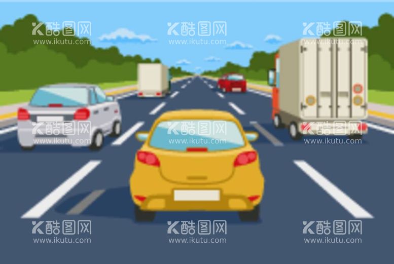 编号：54101812030234479217【酷图网】源文件下载-公路上的汽车