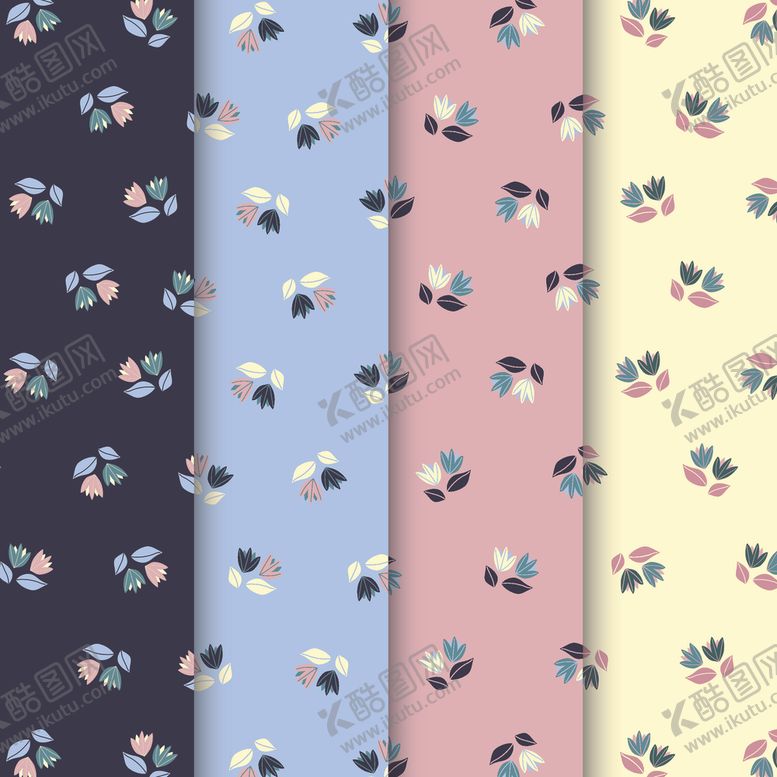 编号：64046410021040173117【酷图网】源文件下载-连续花纹