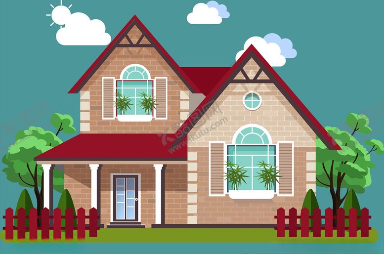 编号：16160009282129187596【酷图网】源文件下载-西方建筑别墅