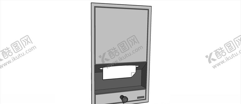 编号：51263710291617552065【酷图网】源文件下载-挂墙烘干纸巾盒