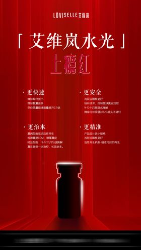 医美艾维岚上瘾红海报