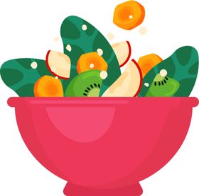 沙拉免抠图健康饮食轻食果蔬食物