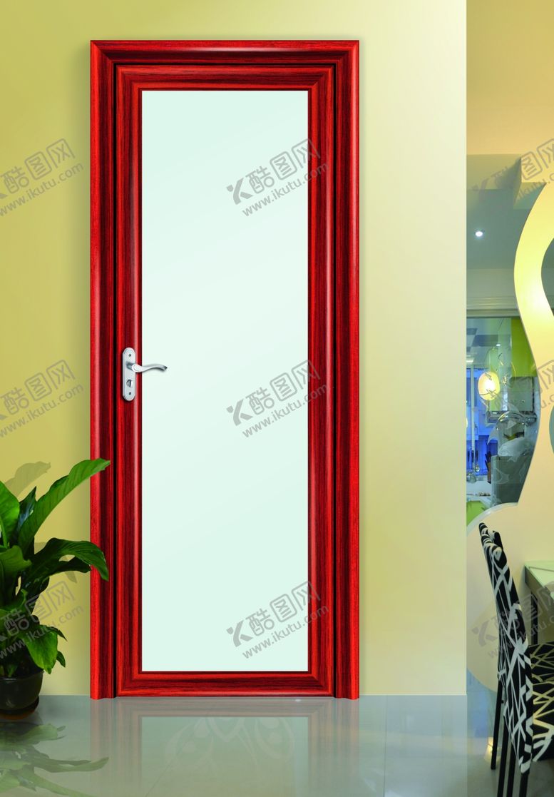 编号：23081605060426522650【酷图网】源文件下载-平开门效果图