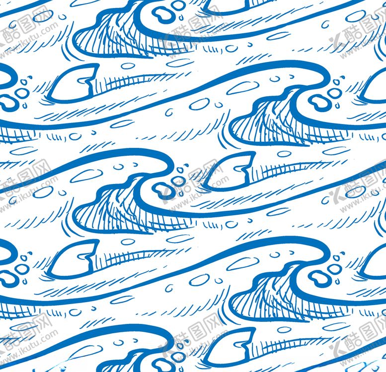 编号：70665710122102127538【酷图网】源文件下载-日式水波花纹图案
