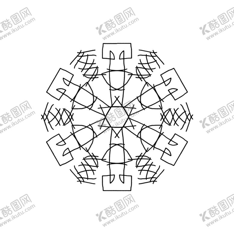 编号：42975305150515516342【酷图网】源文件下载-天花板图案复古地板花纹图案