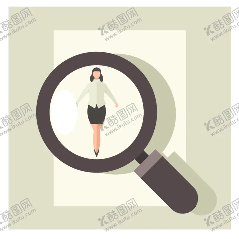 编号：75224412111350578383【酷图网】源文件下载-放大镜人物
