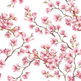 梅花桃花PNG水墨传统文化腊卉